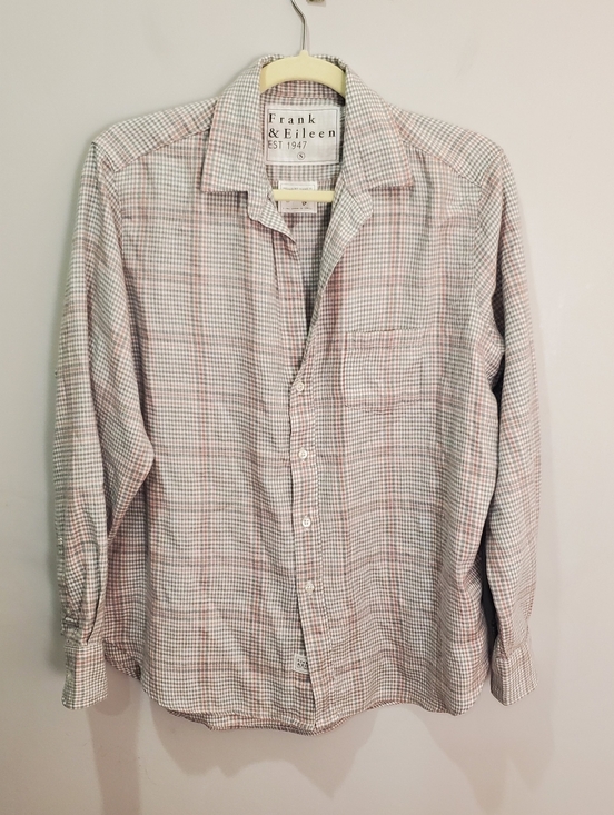 Frank & Eileen Other - Frank & Eileen Eileen Relaxed Button-Up Shirt in Camel, Cream, Gray Plaid Size S